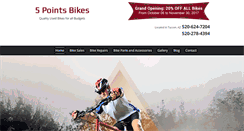 Desktop Screenshot of 5pointsbikes.com